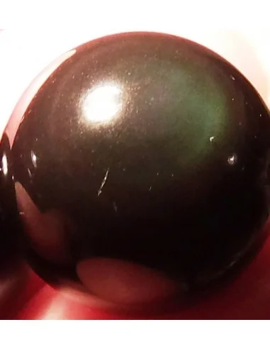Obsidienne oeil celeste boule 10mm