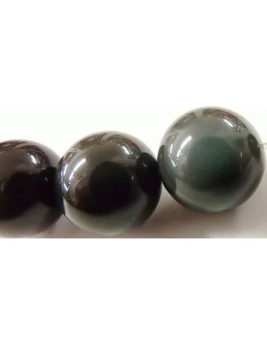 Obsidienne oeil celeste boule 10mm