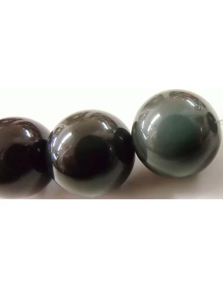 Obsidienne oeil celeste boule 10mm Obsidienne oeil celeste boule 10mm