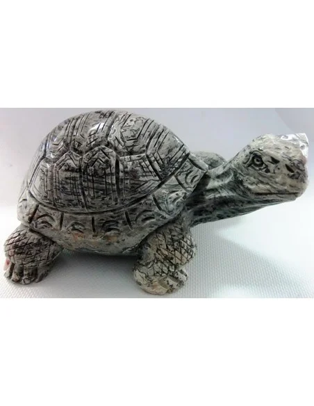 Grand tortue en Jaspe leopard Grand tortue en Jaspe leopard