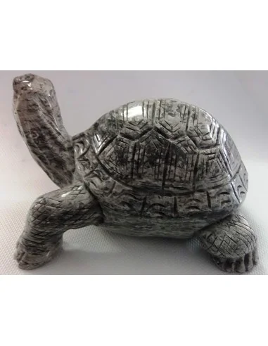 Grand tortue en Jaspe leopard
