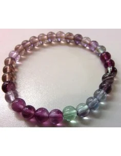Fluorite bracelet 6mm 2