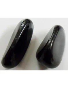 Obsidienne noire polis