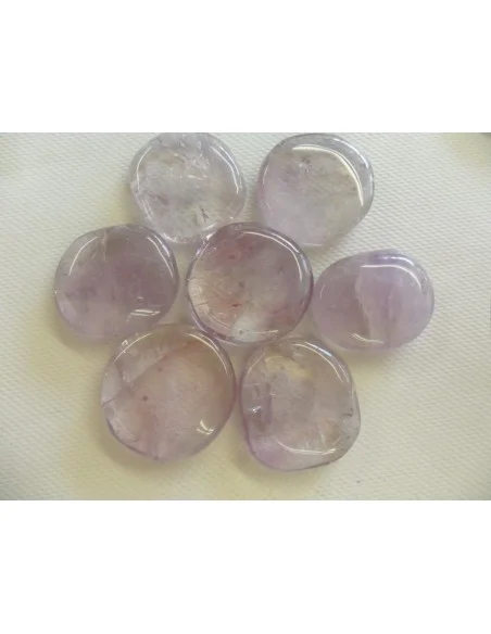 Amethyste translucide en galet