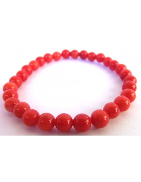 Corail rouge bracelet 6mm Corail rouge bracelet 6mm