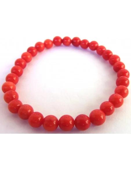 Corail rouge bracelet 6mm Corail rouge bracelet 6mm