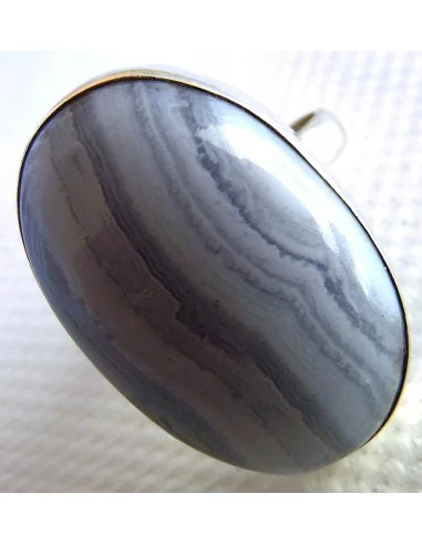 Calcedoine bleue bracelet 6mm