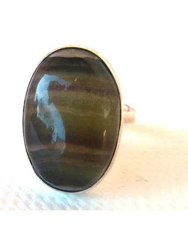 Fluorite bague argent