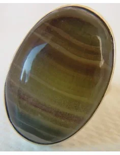 Fluorite bague argent