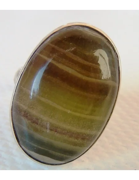 Fluorite bague argent Fluorite bague argent