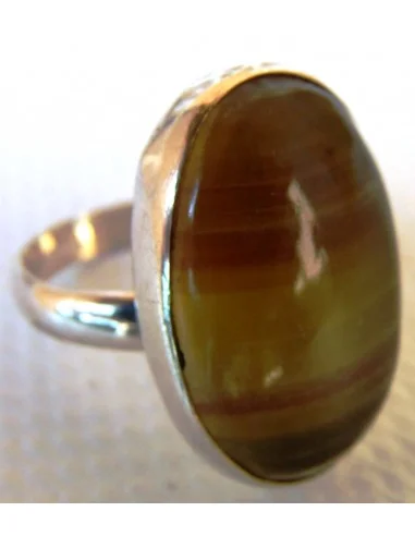 Fluorite bague argent