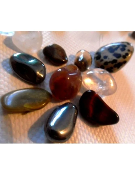 Pierres polis diverses 100g Pierres polis diverses 100g