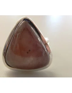 Bague Saphir rose Argent 2