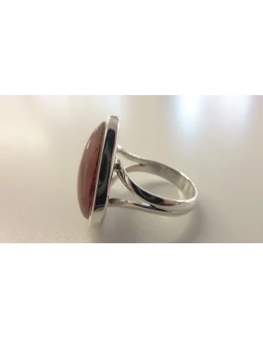 Bague Saphir rose Argent