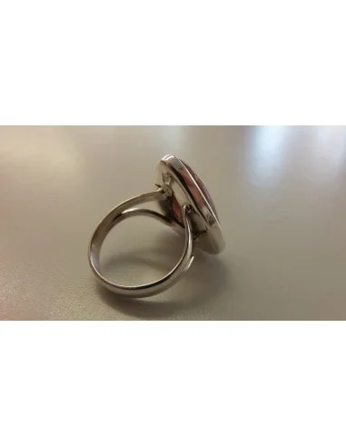 Bague Saphir rose Argent