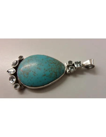 Turquoise aigue marine pendentif Turquoise aigue marine pendentif