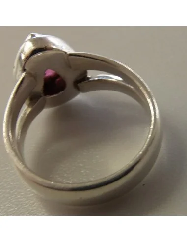 Bague tourmaline rose