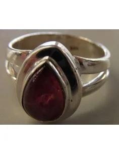 Bague tourmaline rose