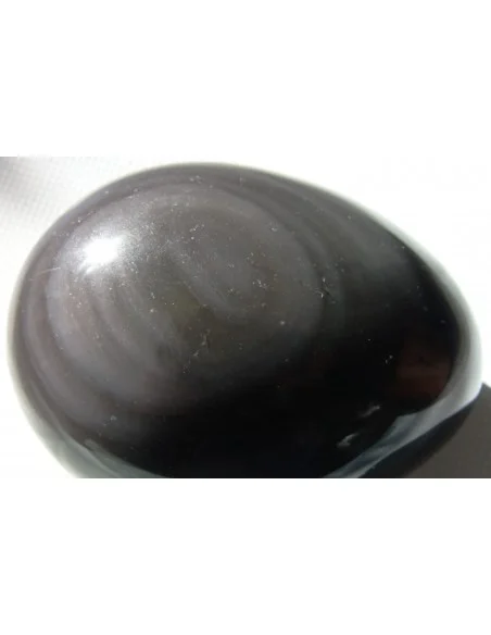Obsidienne oeil celeste oeuf 84MM Obsidienne oeil celeste oeuf 84MM