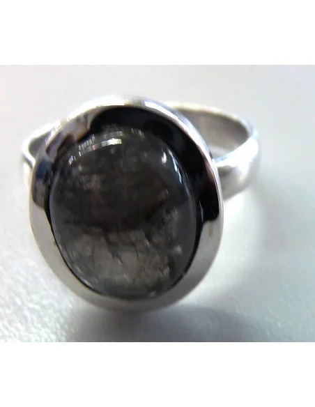 Saphir verte bague argent Saphir verte bague argent