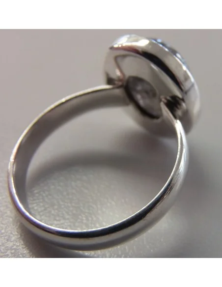 Saphir verte bague argent Saphir verte bague argent