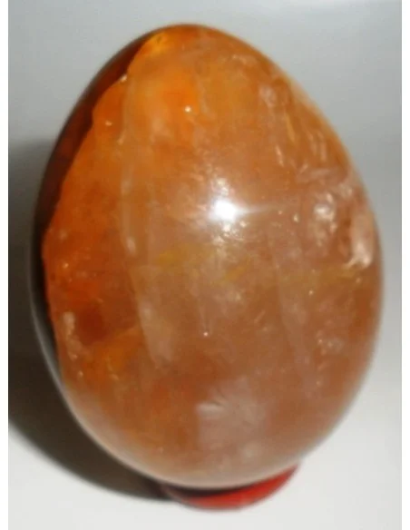 Oeuf quartz au topaze Oeuf quartz au topaze