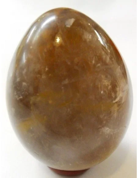 Oeuf quartz au topaze Oeuf quartz au topaze