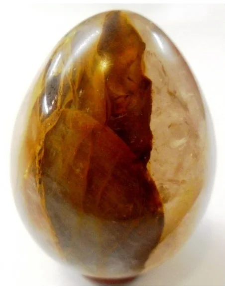 Oeuf quartz au topaze Oeuf quartz au topaze