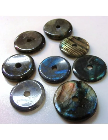 Donuts Labradorite avec reflets Donuts Labradorite avec reflets