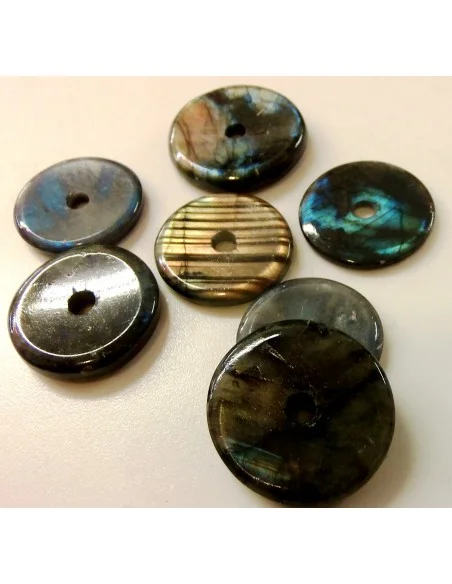 Donuts Labradorite avec reflets Donuts Labradorite avec reflets