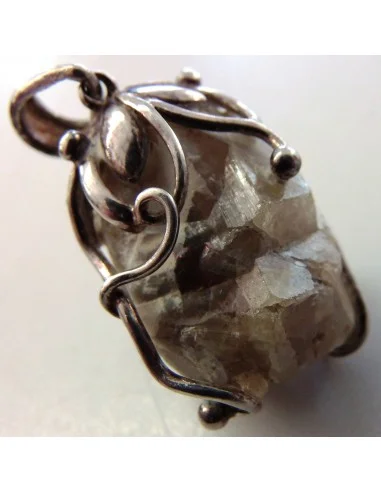 Grenat Andradite pendentif argent