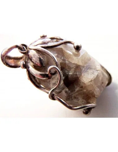 Grenat Andradite pendentif argent