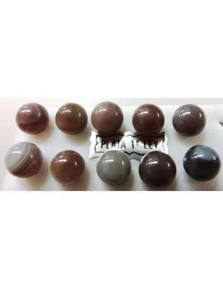 Agate de Botswanna boucles 8mm pouce Agate de Botswanna boucles 8mm pouce