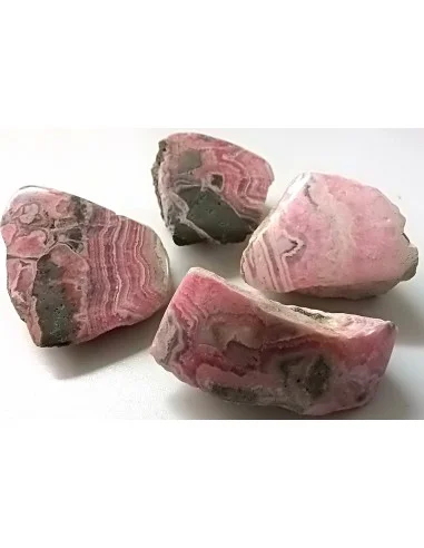 Rhodocrosite brute moitie polis
