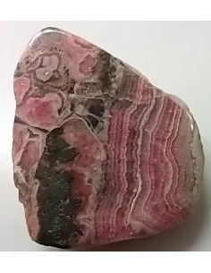 Rhodocrosite brute moitie polis