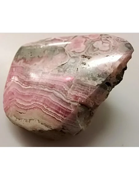 Rhodocrosite brute moitie polis