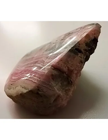 Rhodocrosite brute moitie polis