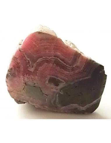 Rhodocrosite brute moitie polis