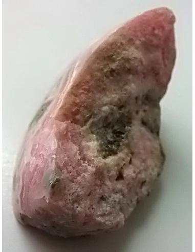 Rhodocrosite brute moitie polis