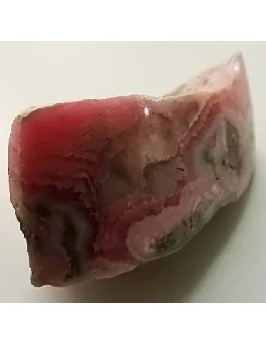 Rhodocrosite brute moitie polis