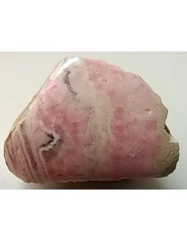 Rhodocrosite brute moitie polis