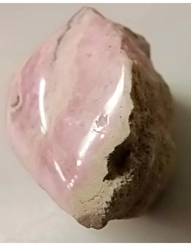 Rhodocrosite brute moitie polis