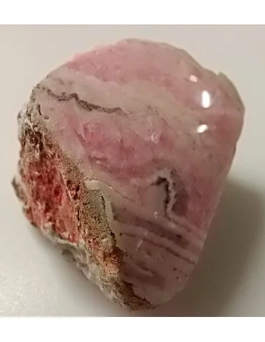 Rhodocrosite brute moitie polis