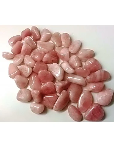Quartz rose magnifique polis 6 a 11g.