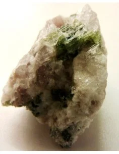 Lepidolite avec verdelite mineral 2