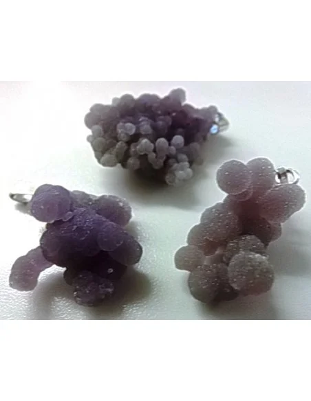 Agate violette cactus pendentif Agate violette cactus pendentif