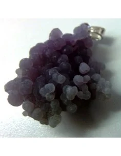 Agate violette cactus pendentif 2