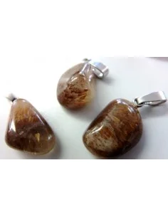 Pendentif quartz rutile avec cacoxenite