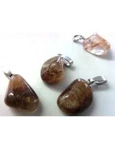 Pendentif quartz rutile avec cacoxenite 2