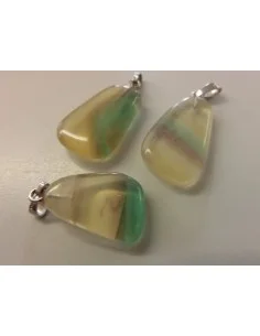 Pendentif fluorine argent